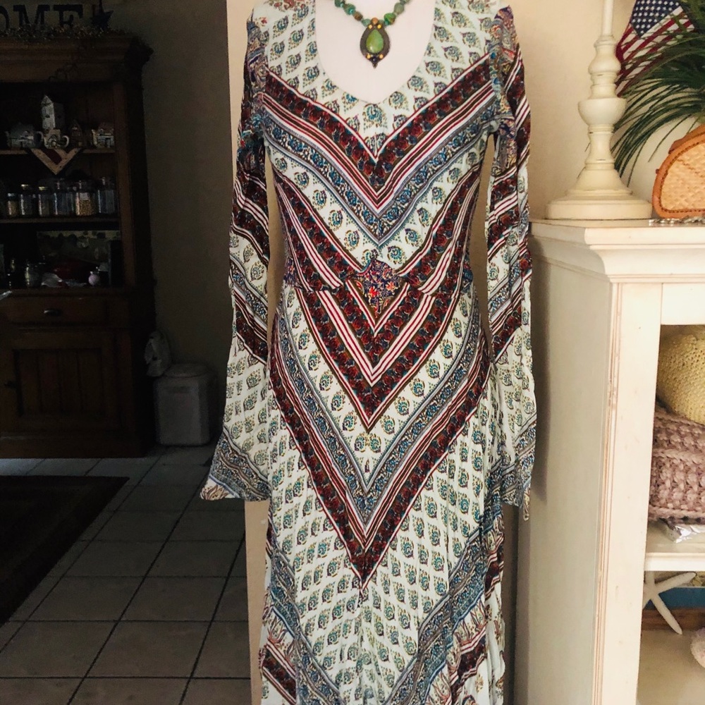 NWT RARE RAGA Caravan Maxi Dress - Picture 3 of 7